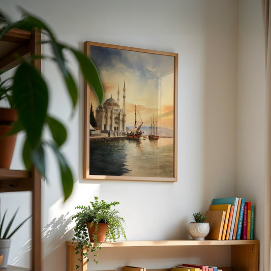 Turkish Artwork in a Lifestyle Setting