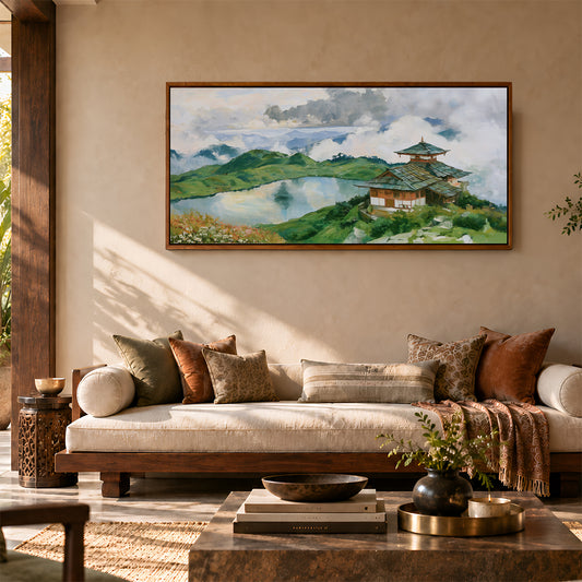 Indian Artwork in a Lifestyle Setting