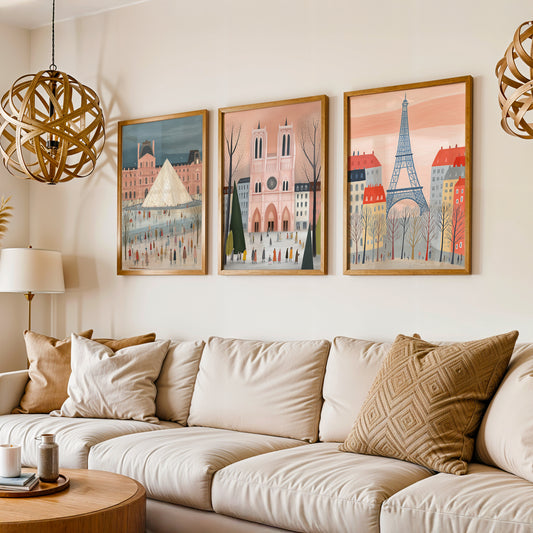 Paris, Eternal (Gallery Wall Set of 3)