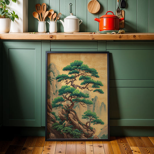Japanese Artwork in a Lifestyle Setting