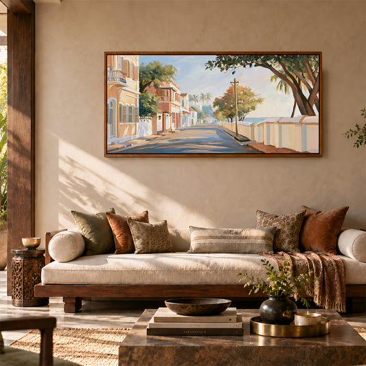 Indian Artwork in a Lifestyle Setting