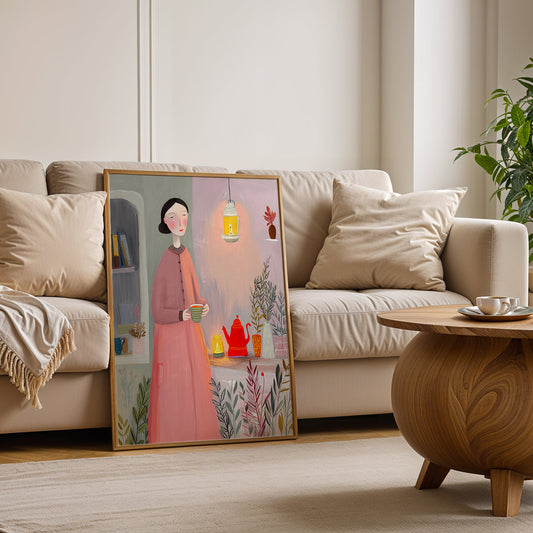 Canvas Art in a Lifestyle Setting