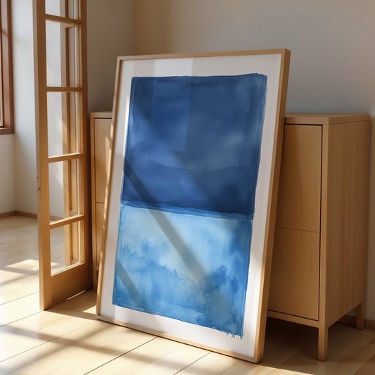 Abstract Painting for Home Pre Indigo by NYC Abstract