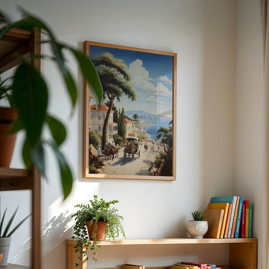 Turkish Artwork in a Lifestyle Setting