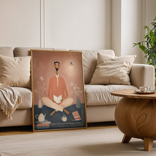 Canvas Art in a Lifestyle Setting