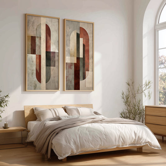 Abstract Artwork Set in a Lifestyle Setting