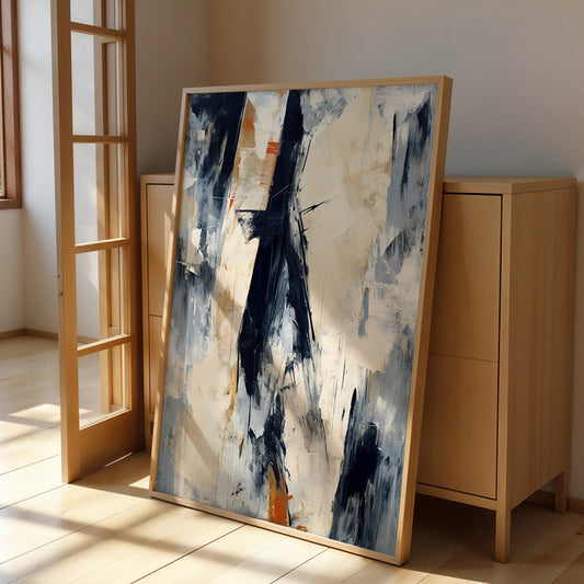 Abstract Artwork in a Lifestyle Setting