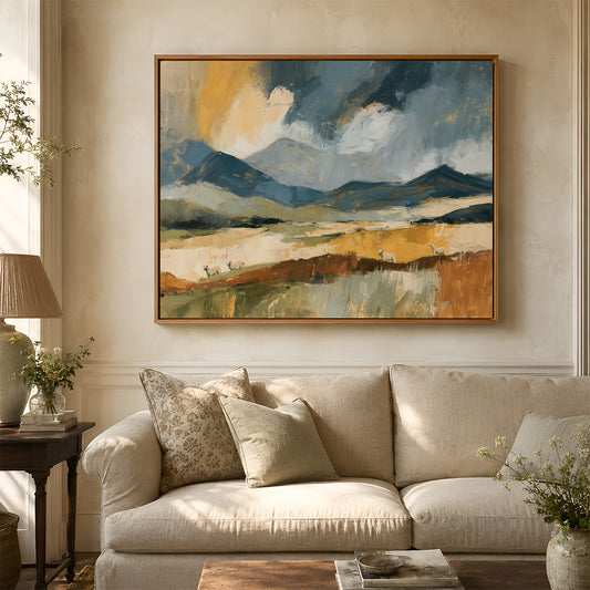 Canvas Art in a Lifestyle Setting