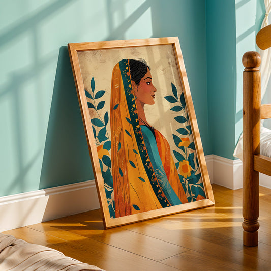 Praha Bohemian Artwork in a Lifestyle Setting