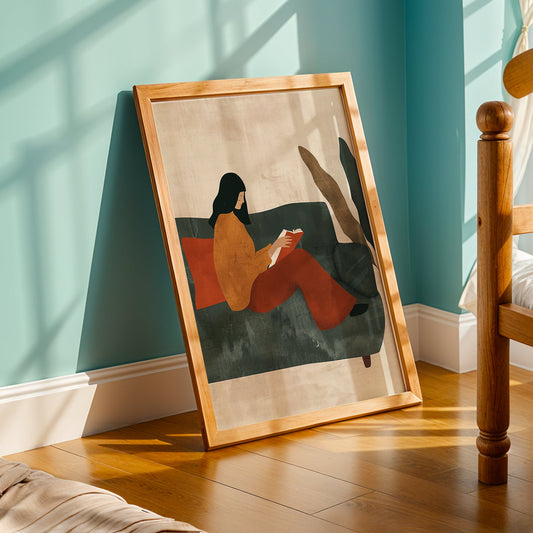 Praha Bohemian Artwork in a Lifestyle Setting