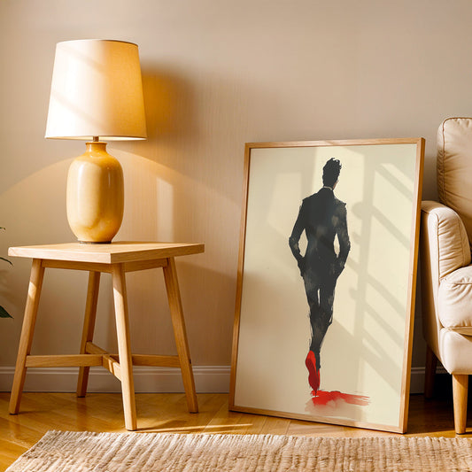 Minimalist Artwork in a Lifestyle Setting