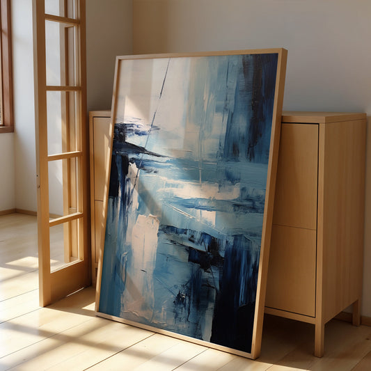 Abstract Artwork in a Lifestyle Setting
