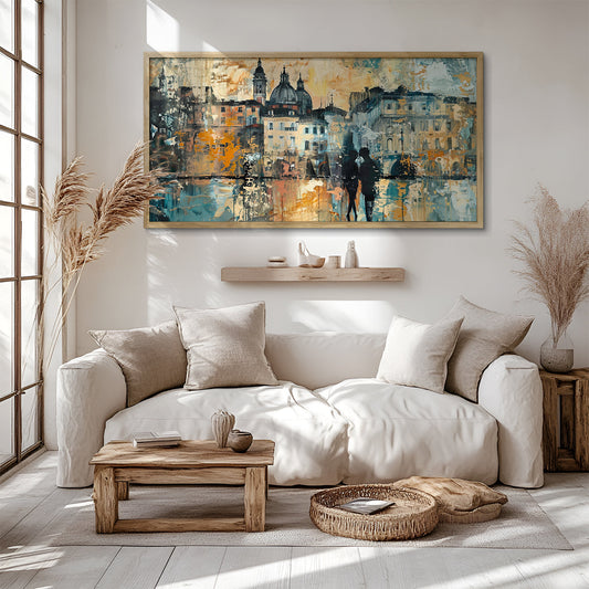 Modern Art in a Lifestyle Setting