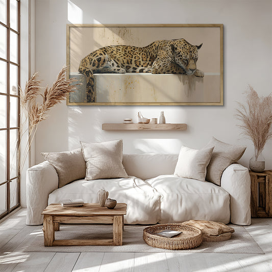 Reclining Leopard by Mexico Majestica