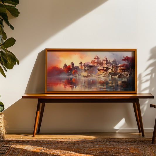 Indian Artwork in a Lifestyle Setting