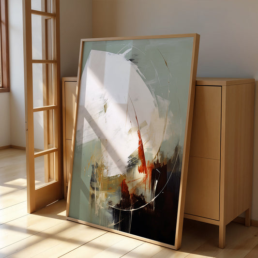 Abstract Artwork in a Lifestyle Setting
