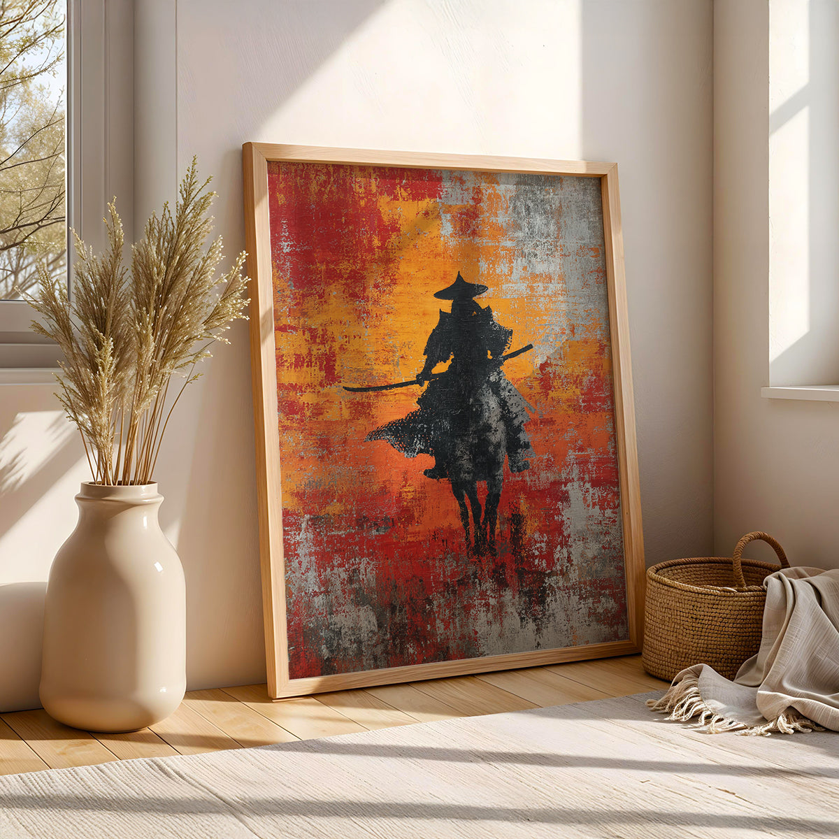 Samurai Abstract by Japanese Haiku | By Japanese Art Online