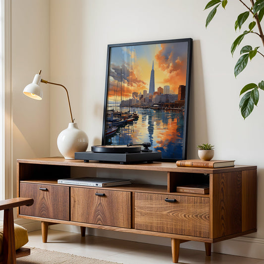 California Artwork in a Lifestyle Setting