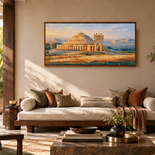 Indian Artwork in a Lifestyle Setting