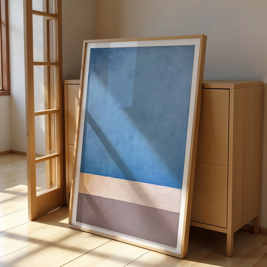 Abstract Painting for Home Sapphire Symmetry by NYC Abstract