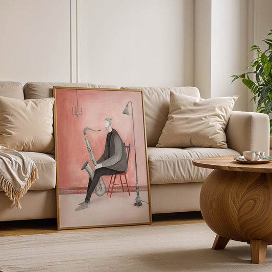 Canvas Art in a Lifestyle Setting