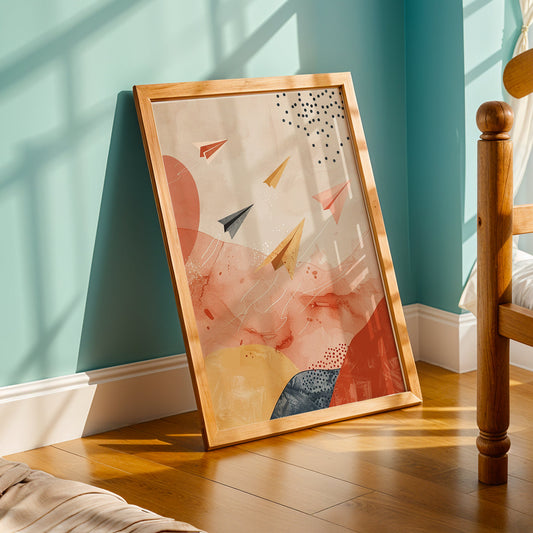 Praha Bohemian Artwork in a Lifestyle Setting