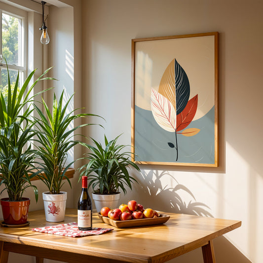 Boho Artwork in a Lifestyle Setting