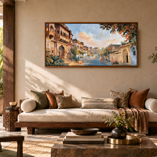 Indian Artwork in a Lifestyle Setting