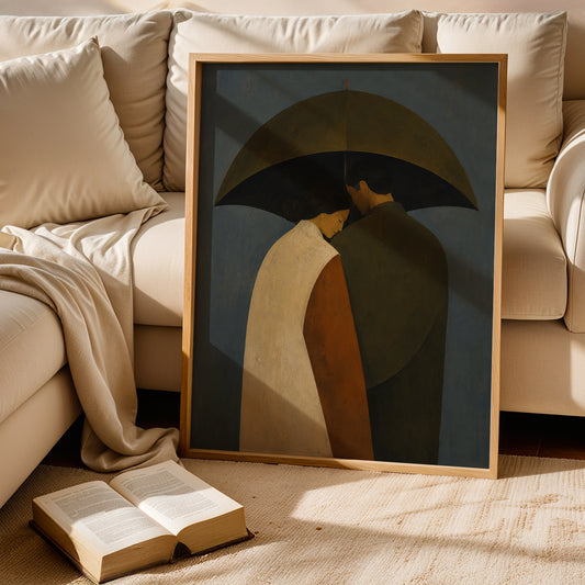 Canvas Art in a Lifestyle Setting