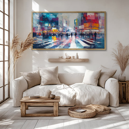 Modern Art in a Lifestyle Setting