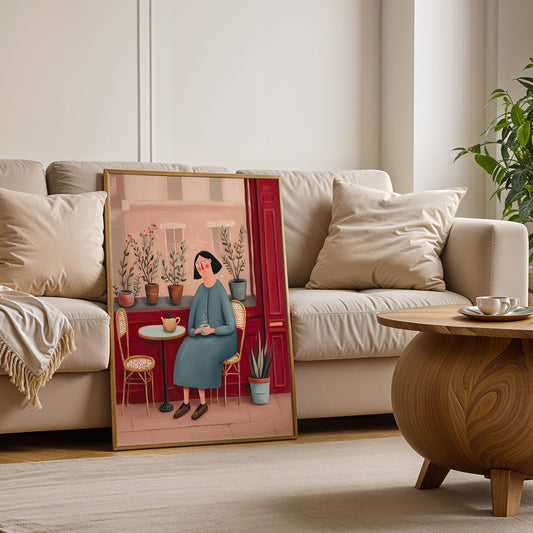 Canvas Art in a Lifestyle Setting