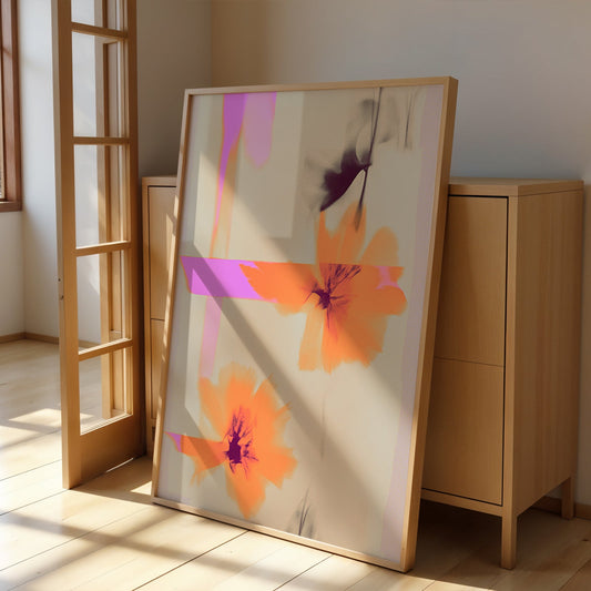 Abstract Painting for Home Spectral Bloom by NYC Abstract