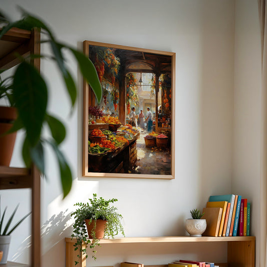 Turkish Artwork in a Lifestyle Setting