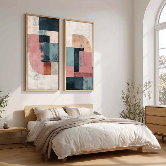 Abstract Artwork Set in a Lifestyle Setting