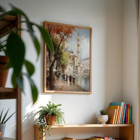 Turkish Artwork in a Lifestyle Setting