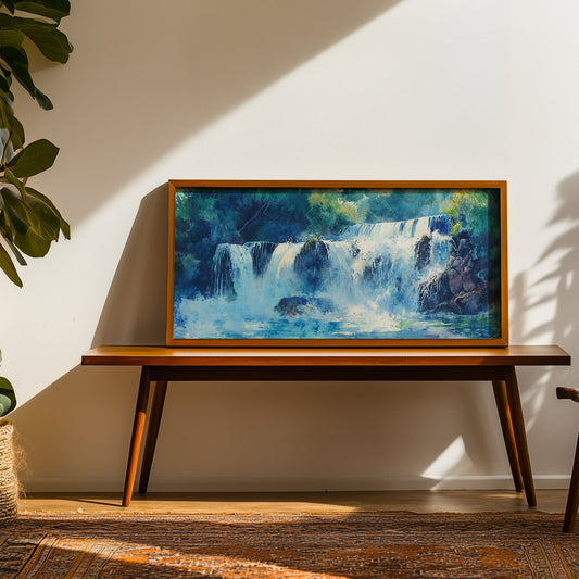 Indian Artwork in a Lifestyle Setting