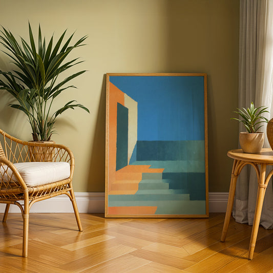 Canvas Art in a Lifestyle Setting