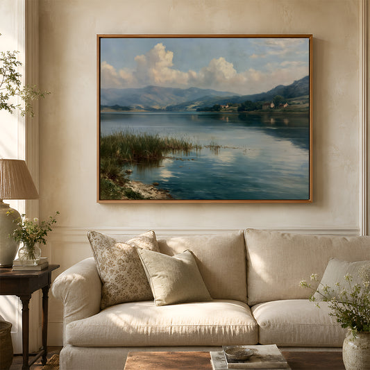 Canvas Art in a Lifestyle Setting