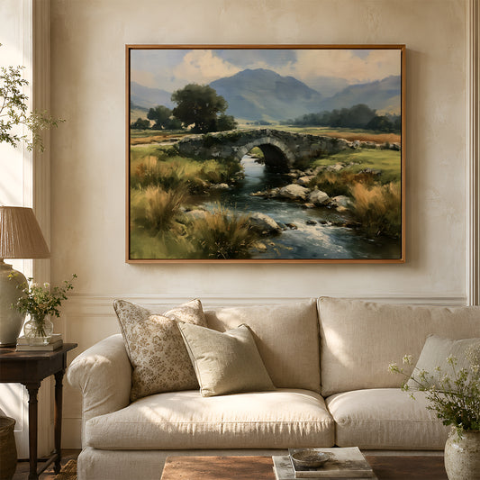 Canvas Art in a Lifestyle Setting
