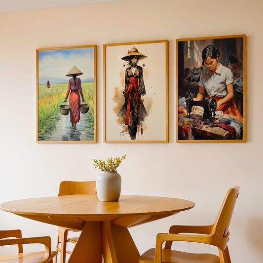 Gallery Wall Painting Set of Three