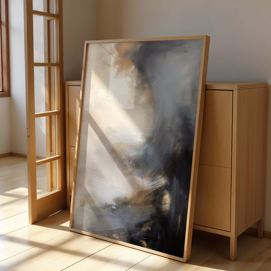 Abstract Artwork in a Lifestyle Setting