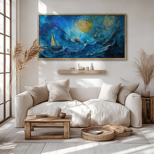 Modern Art in a Lifestyle Setting