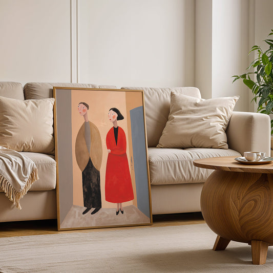 Canvas Art in a Lifestyle Setting