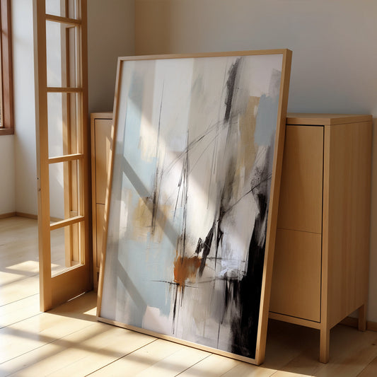 Abstract Artwork in a Lifestyle Setting