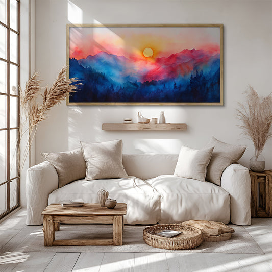 Modern Art in a Lifestyle Setting