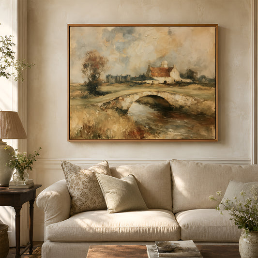 Canvas Art in a Lifestyle Setting