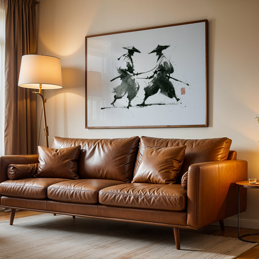 Japanese Artwork in a Lifestyle Setting