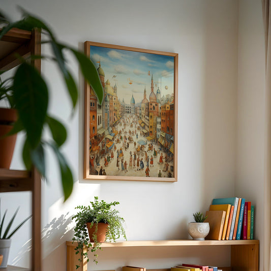 Turkish Artwork in a Lifestyle Setting