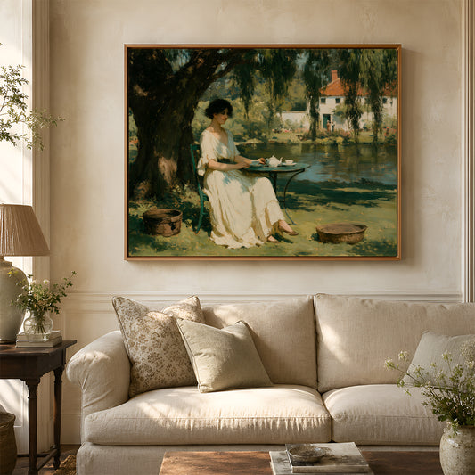 Canvas Art in a Lifestyle Setting