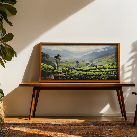 Indian Artwork in a Lifestyle Setting